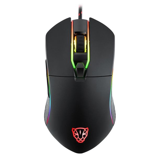 

2019 motospeed v30 gaming mouse 3500dpi mice 6 buttons breathing led optical wired gaming mouse computer gamer
