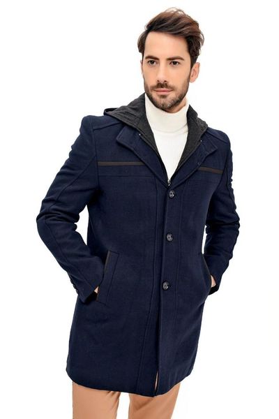 

dewberry male navy blue overcoat-1020001p8360, Black;brown