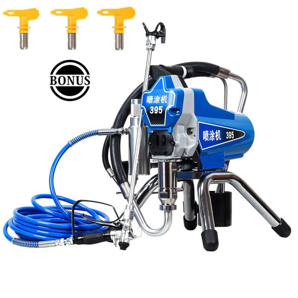 

profesional electric airless paint sprayer piston painting machine 390 395 with 2200w motor factory selling directly