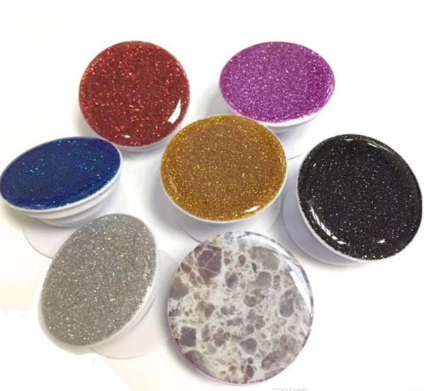 

universal cell phone holder glitter holder with opp bag stand 360 degree roung holder for phone 11 5 6 7 8 x