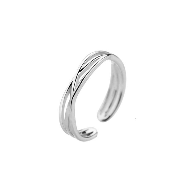 

simple 925 sterling silver rings for women punk gothic resizble handmade ring alianÃ§a de marriamente advances fashi fine jewelly, Golden;silver