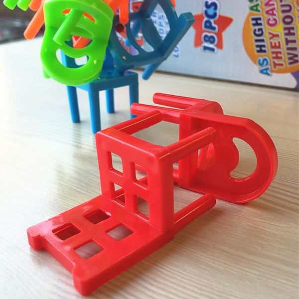 

18pcs balance chairs board game kids educational toys puzzle for kids desk play game toys abs plastic educational toys other golf products