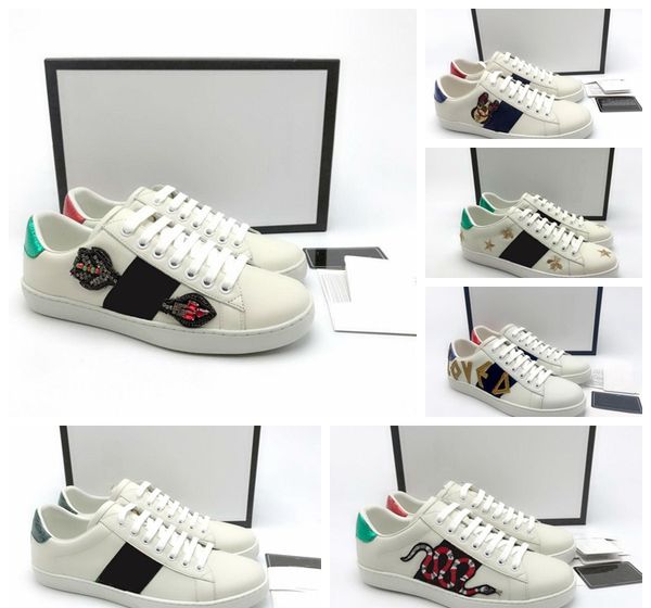 

fashion designer strawberry bee casual shoes men women designer sneakers rhyton vintage casual shoes