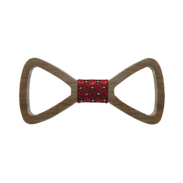 

Boys Wood Bow Tie Butterfly Hollow Out Bow Ties Wooden Bow Ties