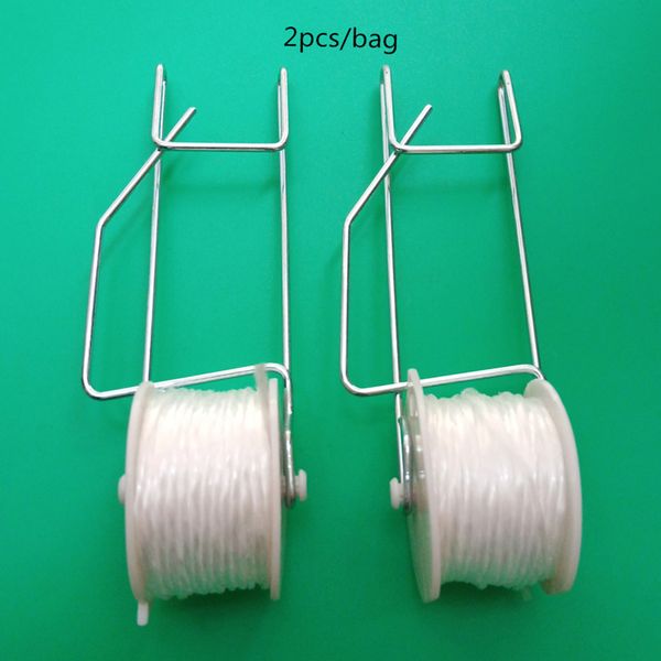 

set of 2 tomato hooks vegetable clips for planting cucumber cherries fruit, 15m rope