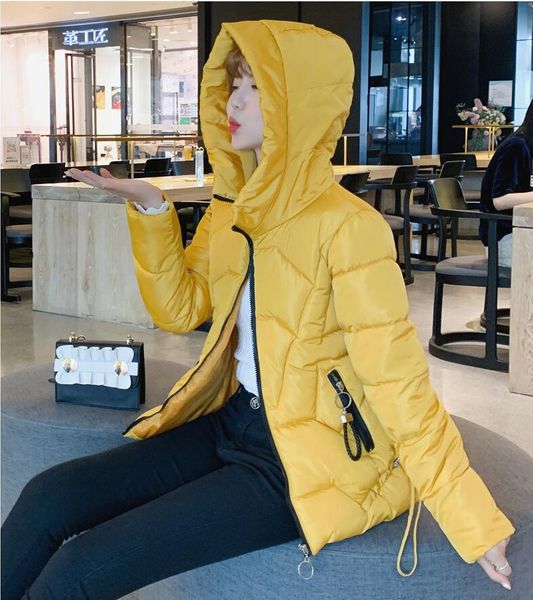

orwindny plus size s-4xl 5xl 6xl female jacket thick warm womens parka coats hooded cotton padded jackets down cotton jacket, Black