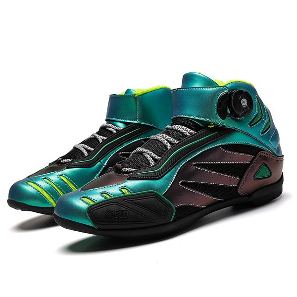 

retro motorcycle boots biker waterproof speed motocross boots non-slip motorcycle shoes touring ankle shoes breathable 4 colors