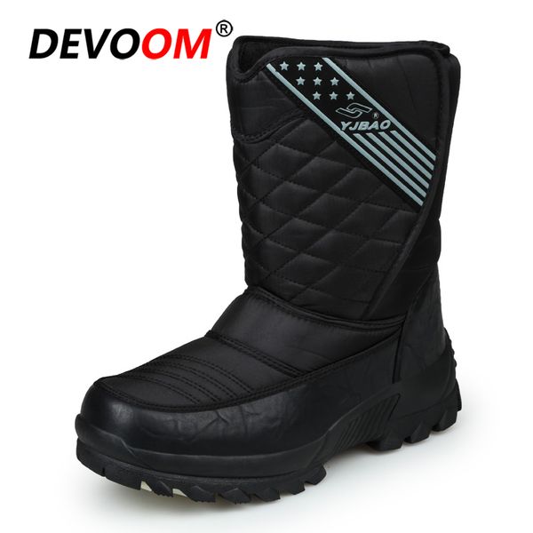 

2018 winter shoes snow boots men sports sneakers male outdoor mid calf hunting shoes for men waterproof mens hiking boots