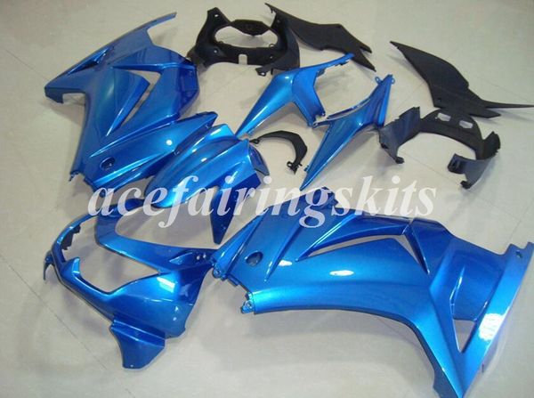 

4 gifts injection mold new abs motorcycle full fairings kits fit for kawasaki ninja250r ex250 zx250r 250 2008 - 2014 body set bright blue