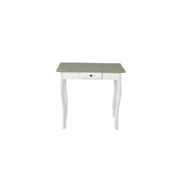 

cottage style table white and grayish/green brown garden sets
