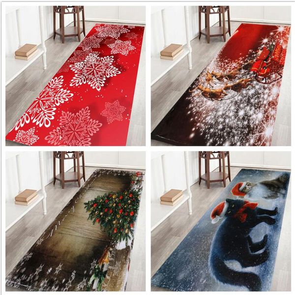 

рождественские серии коврик противоскольжения спальня прикроватными ковровое покрытие коврики для ног pad въездные ворота циновка двери легк