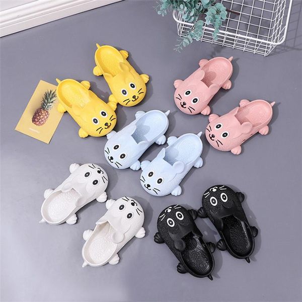 

children shoes fashion toddler kids girls boys shoe cute cartoon animal beach soft sole slipper indoor bathroom sandals shoes, Black;grey