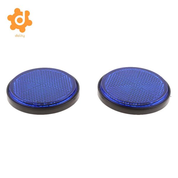 

2 pieces round reflectors universal for motorcycle bikes atv dirt bike