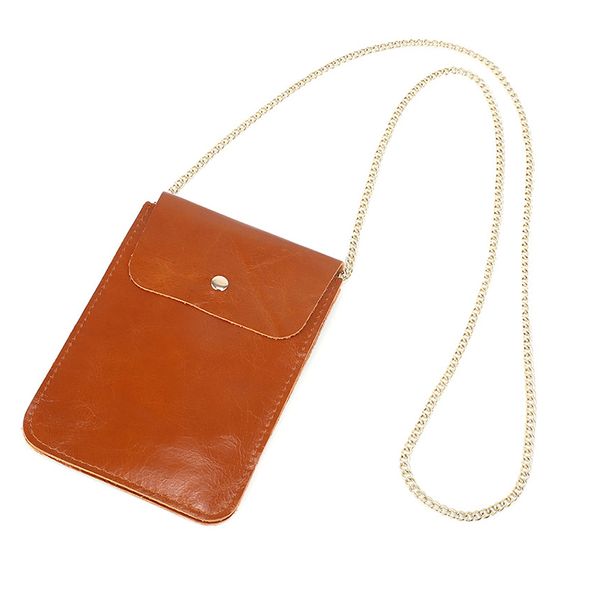 

real leather clutch women chain messenger bag cross slim simple wallet envelope phone bag shoulder soft touch for girl