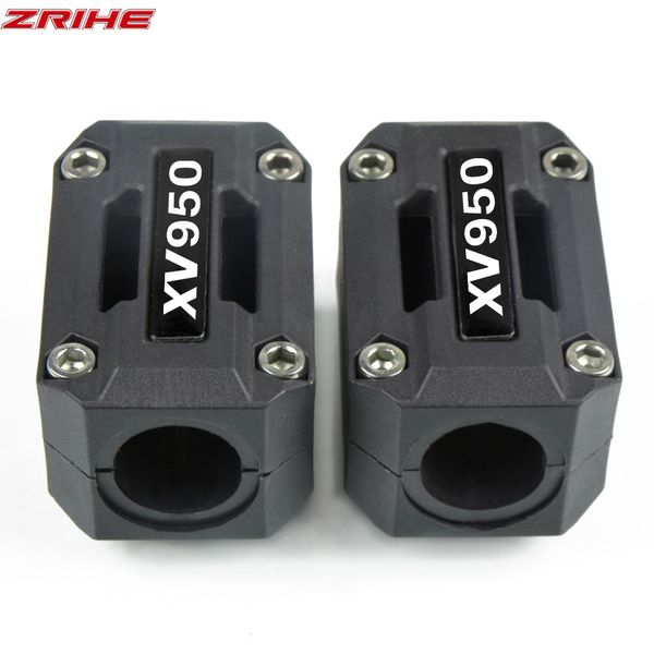 

with logo motorcycles bumper protection decorative block crash bar applicable to 22/25/28mm for yamaha xv 950 xv-950