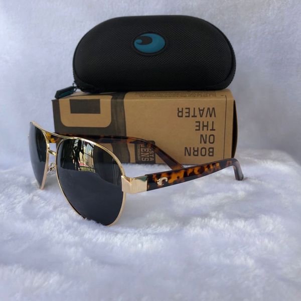

costa brand designer sunglasses women men costa rafael cycling sunglasses polarized uv protection beach sunglasses with box&case, White;black