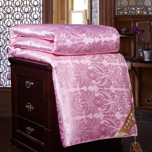 

2019 spring high-end silk natural silk filled comforter duvet quilt blanket for spring and summer