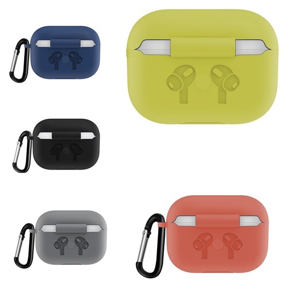 

airpods pro защитный чехол обложка с крюком застежка брелок анти утраченного грязи устойчивостью к царапинам airpods pro случай dhl свободны