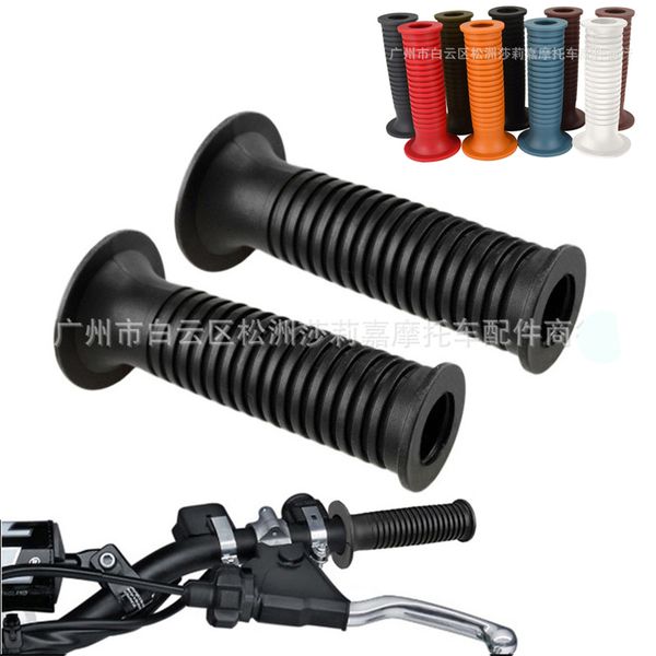 

retro moto handle bar grip parts universal for benelli yamaha cafe racer grip motorcycle handlebar