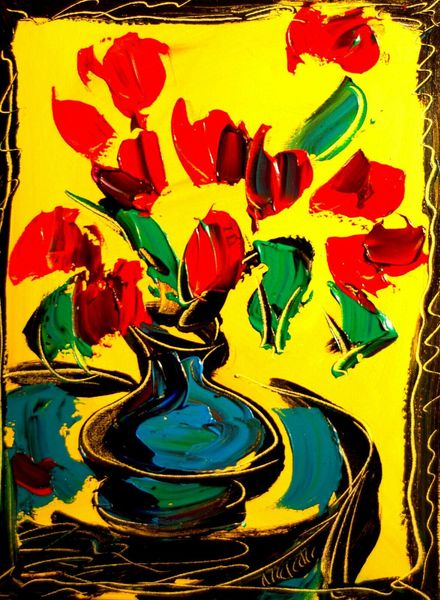 

a108 # цветы декор расписанной hd печать картина масло на холст wall art canvas картинки 200201