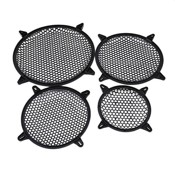 

части громкоговоритель крышка инструмент diy декоративного сабвуфер аксессуар abs пластик black mesh пыл