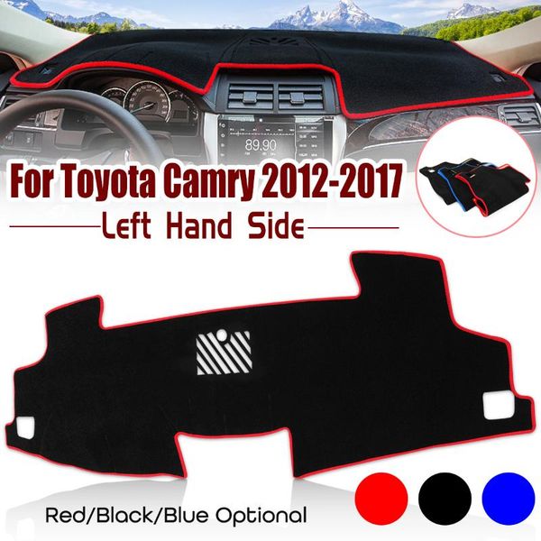 

for camry 2012-2017 car lhd dashboard cover carpet dashmat pad dash board sun shade covers
