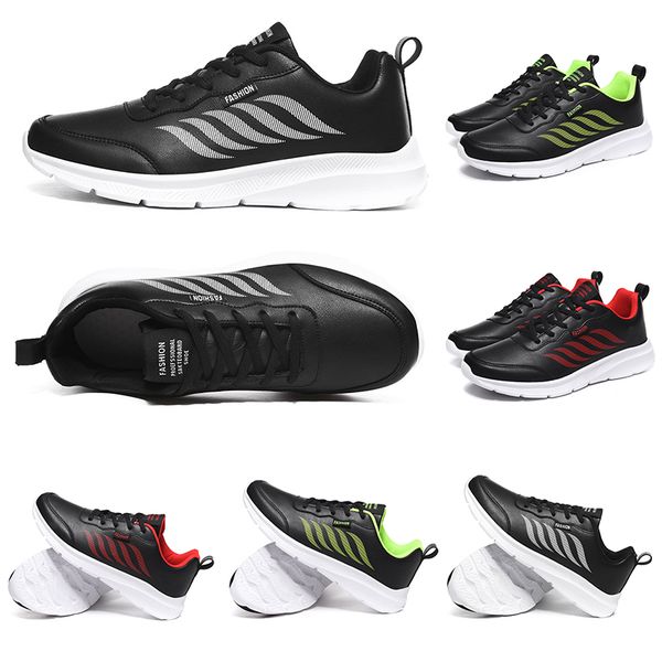 

light weight fashion running shoes for men women leather sports shoes designer trainers sneakers homemade brand made in china size 39-44, White;red