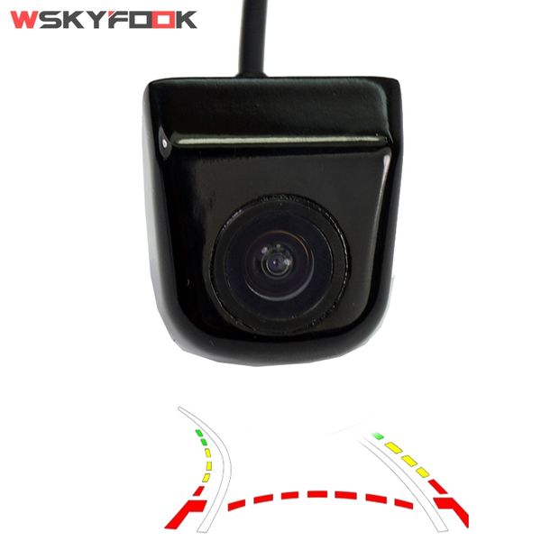 

intelligent dynamic trajectory moving guide parking line rear view reverse backup tracks camera for android dvd monitor car