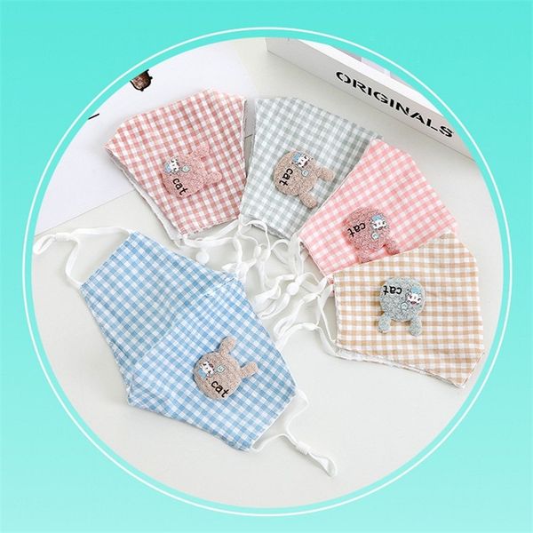 

удобные маски для лица ушной cat lattice printed анти всплеск пыль и песок вс рот маски mascherine детских респираторы 3 29ry e1