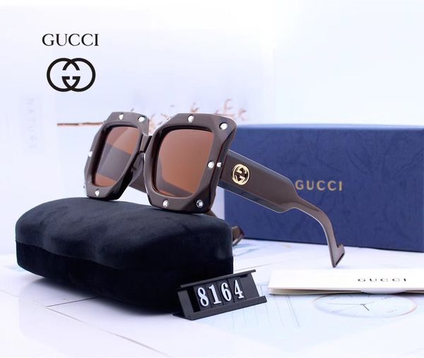 

2019 new large frame lady chain casual trend sunglasses too glasses, White;black