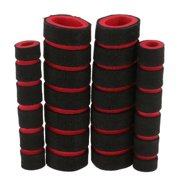 

4pc bike racing bicycle motorcycle handle bar foam sponge grip cover nonslip