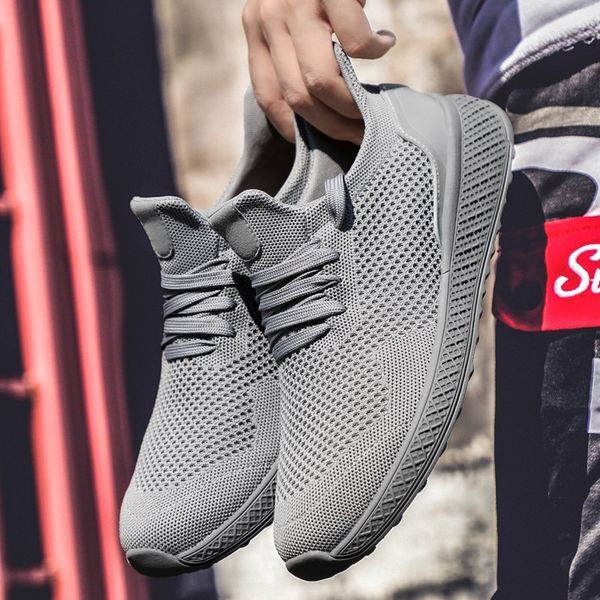 

nice shoes men fashion breathable casual shoes brand young leisure chaussures male sneakers summer zapatillas deportivas hombre, Black