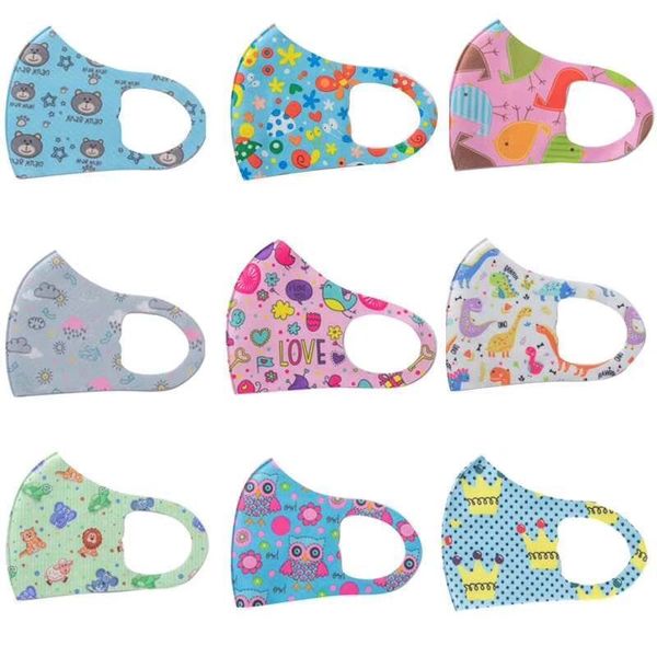 

designer mask children's printed masks cartoon infants and children washable pitta dustproof sunscreen daily civilian protective masks
