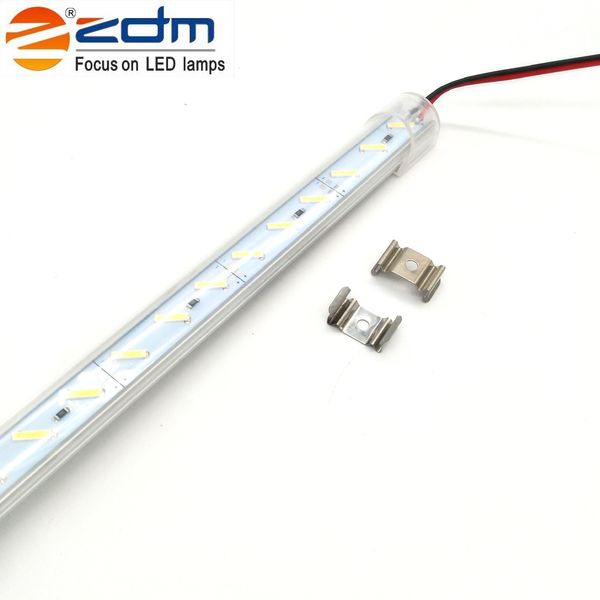 

zdm 100cm 18w 72pcs 8520 smd 1200-1320lm теплый белый / холодный белый свет светодиодная полосовая лампа (dc12v / dc24v