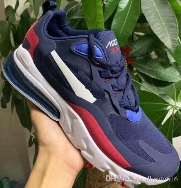 

270s react men women running shoes bauhaus triple black white optical oreo grape bleached coral mens trainers sport sneaker size 36-45 01