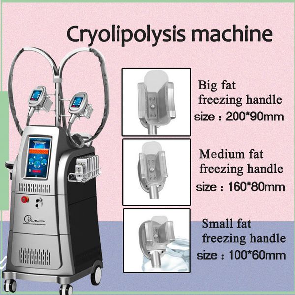 

cryolipolysis fat e weight loss 3 cryo handles machine vaccum slimming radio frequency skin tightening ing