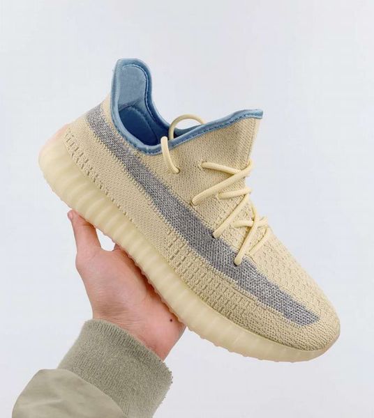 

высокое качество льняные кроссовки мужчины женщины мода kanye спортивная обувь