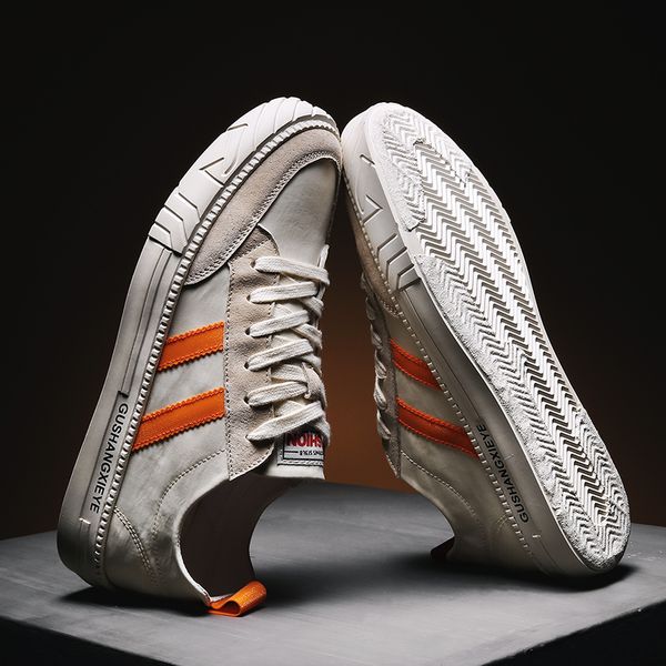 

2020 men's designer summer casual shoes new fashion men's all match breathable wet shoes dirty orange, Black