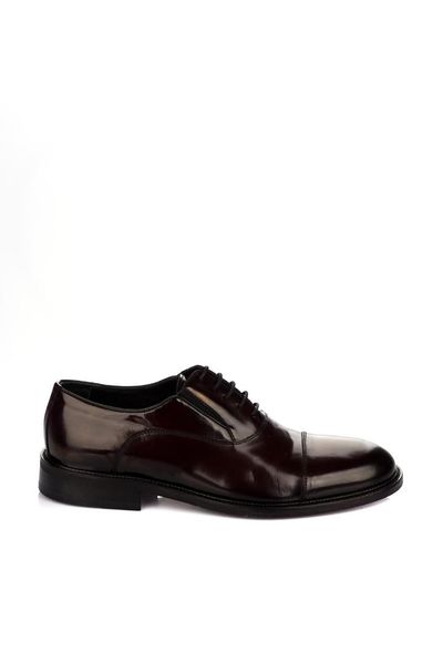 

derimod genuine leather burgundy men 's shoes, Black