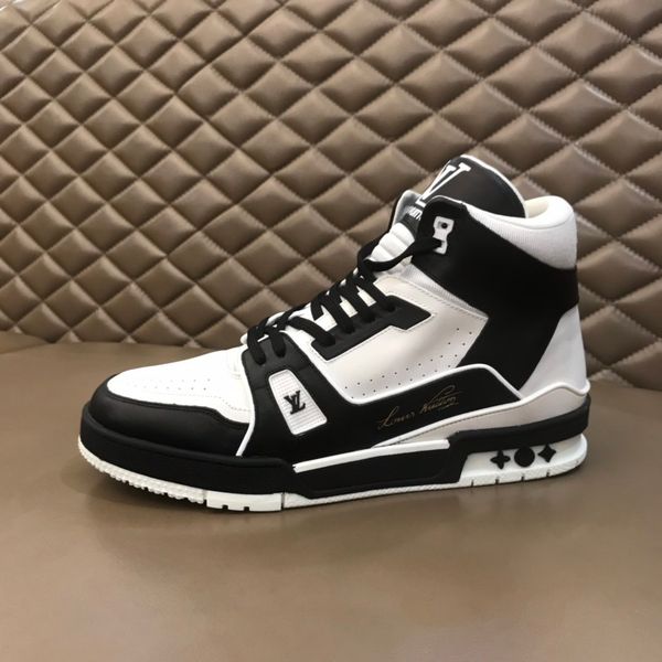 

2020 new men's fashion casual high-shoes, luxury designer high-quality men's shoes, with box size 38-45aaa