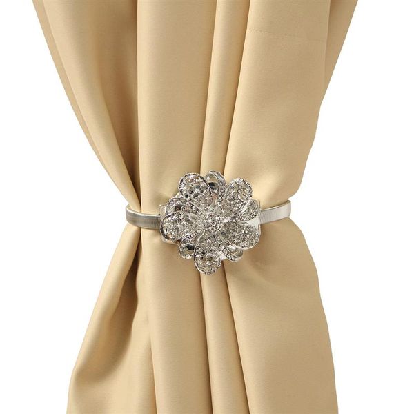 cortina magnetica tiebacks par cristal