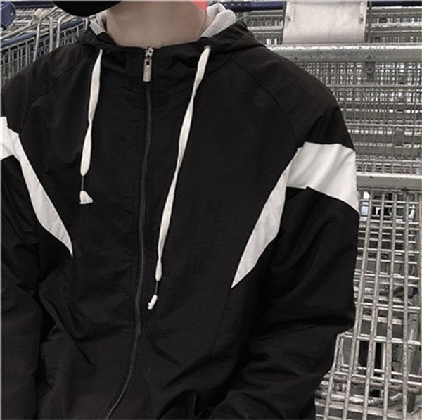 

new designer brand black hoodies mens women jackets spring autumn winter windbreaks active outerwear zipper jackets b101615v, Black;brown