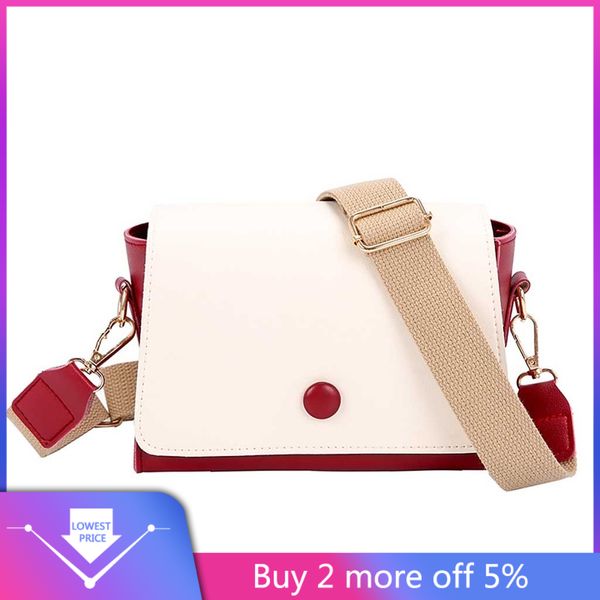 

trendy women handbags bolso mujer wide shoulder strap small bag 2019 new sac a main femme fashion shoulder messenger bag sac#c11