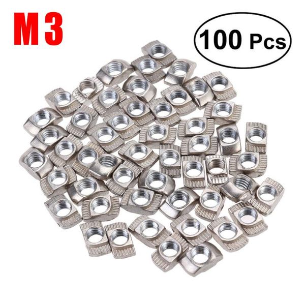 

90 degree nut t-slide 1x0.4x0.6cm set tools nickel-plated carbon steel