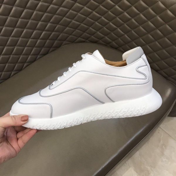 

autumn and winter catwalk with the same paragraph on the white sports and leisure style lace wild and comfortable soft white shoes 66668, Black