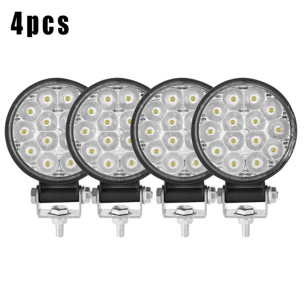 

1pc/2pcs/4pcs 9v-30v 160w 3 inch round car truck off-road 16bead led work light spotlight fog lamp 6000k led work light