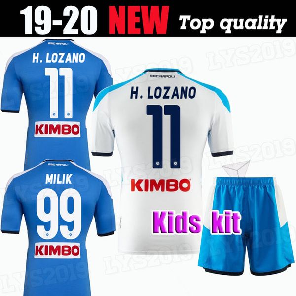 

новый naples 2019 футбол джерси 2020 ssc napoli insigne 19 20 maglietta да калсио мертенс maillots де футбол рубашка гамшик camiseta де fútb, Black
