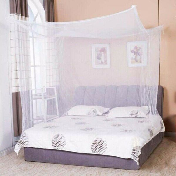 

mosquito net 4 corner post bed canopy twin full queen size home bedding netting anti-mosquito