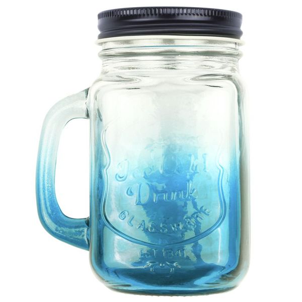 

abss-fashionable vintage mason glass drinking jar bottles cup 500ml/17oz