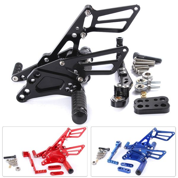 

for gsx-r1000 gsxr1000 gsxr 1000 2009-2016 cnc aluminum motorcycle adjustable rearset rear set foot pegs pedals footrest